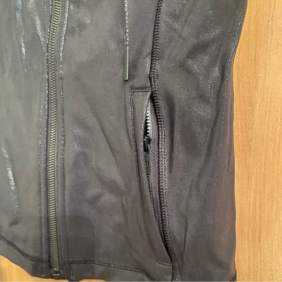 Lululemon Hooded Define Jacket Shine [Sz 6] | Radiate Foil Print Black - Picture 9 of 13